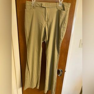 Ladies size 12L boot cut Riders by Lee pants khaki (tan), gently used condition